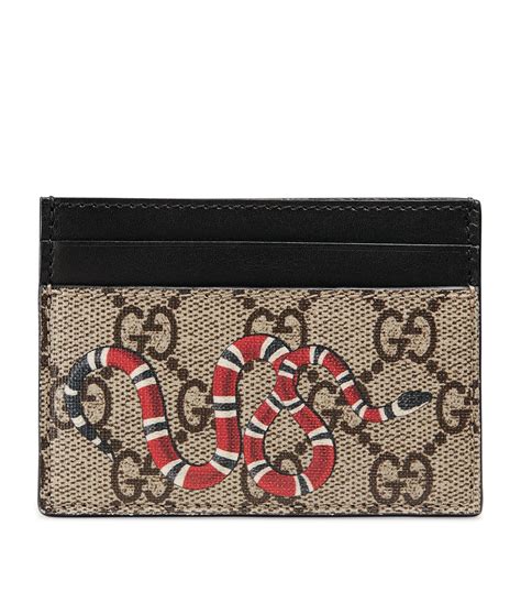 portfel gucci snake|gucci kingsnake card holders.